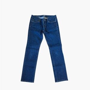 Ann Taylor LOFT Modern Straight Jeans Size 28/ 6P Petite Blue Denim